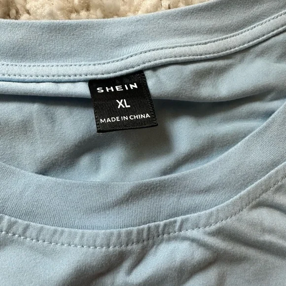 Super soft, baby, blue casual plain men’s extra large plain T-shirt. Siz… - Picture 3 of 3